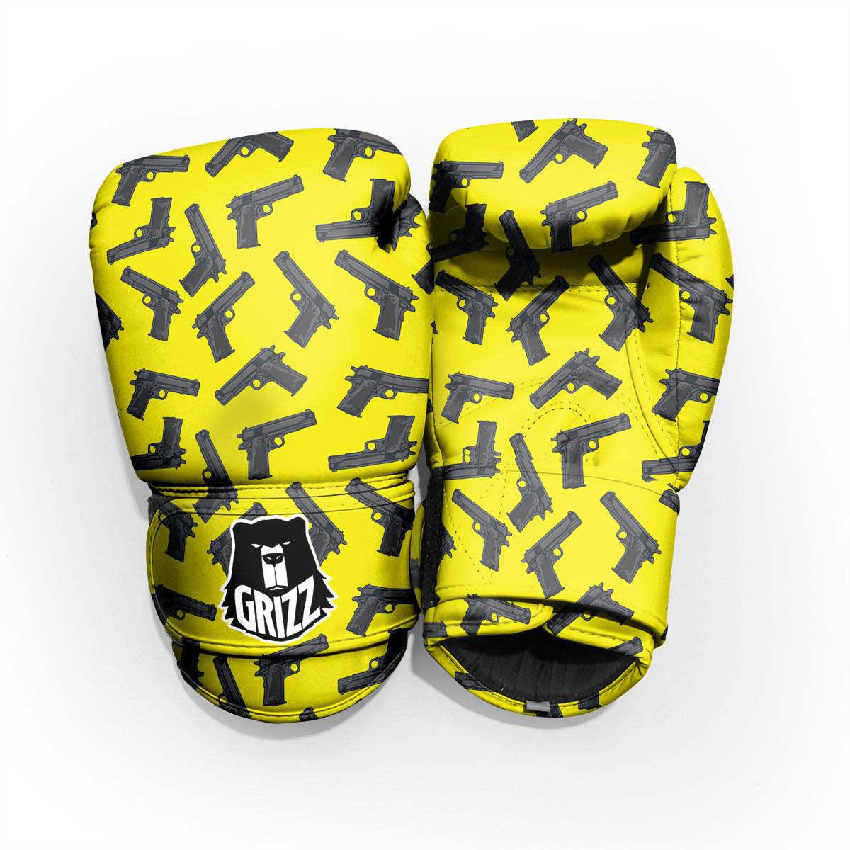 Guns Military Print Pattern Pro Boxing Glove