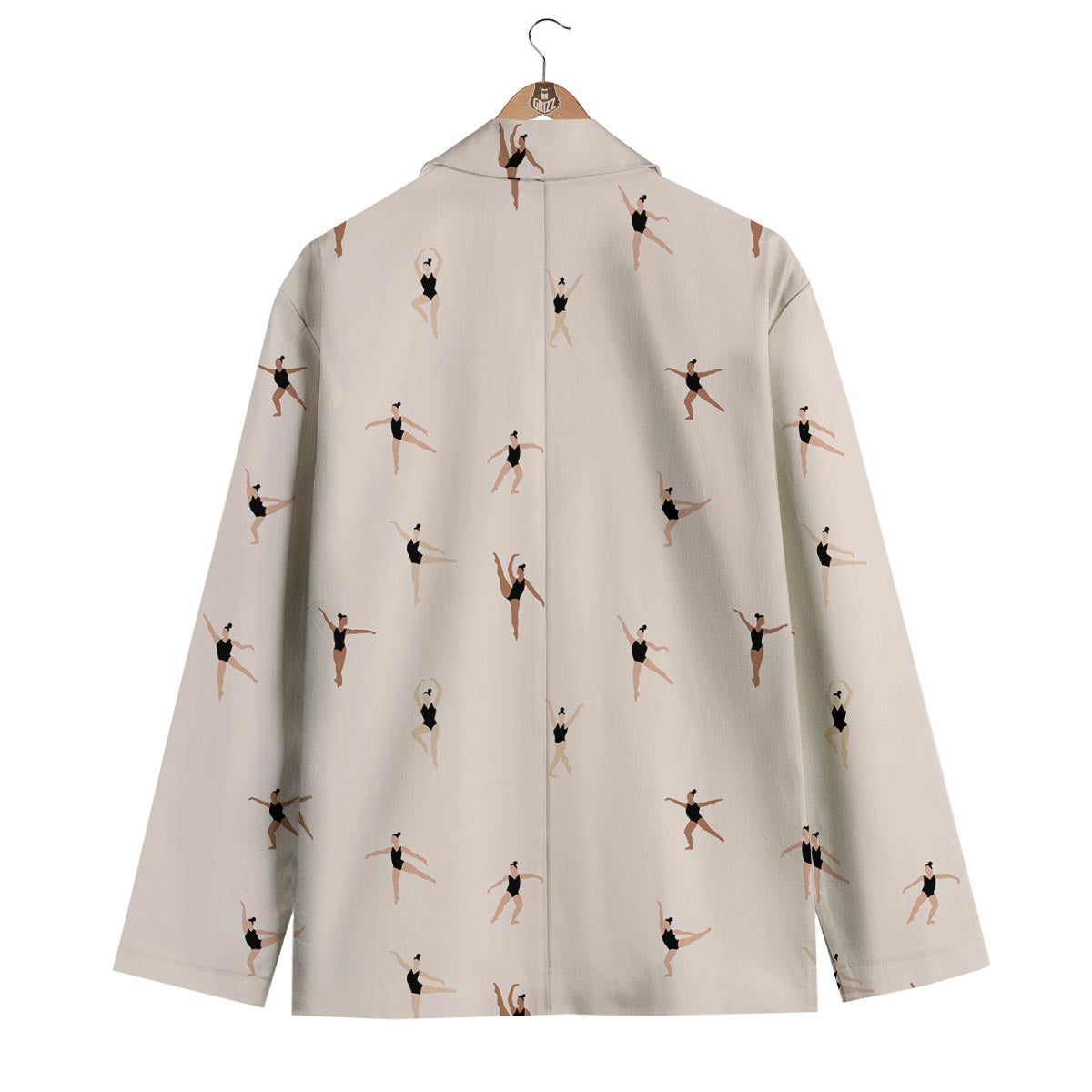 Gymnastics Print Pattern Men's Blazer-grizzshop