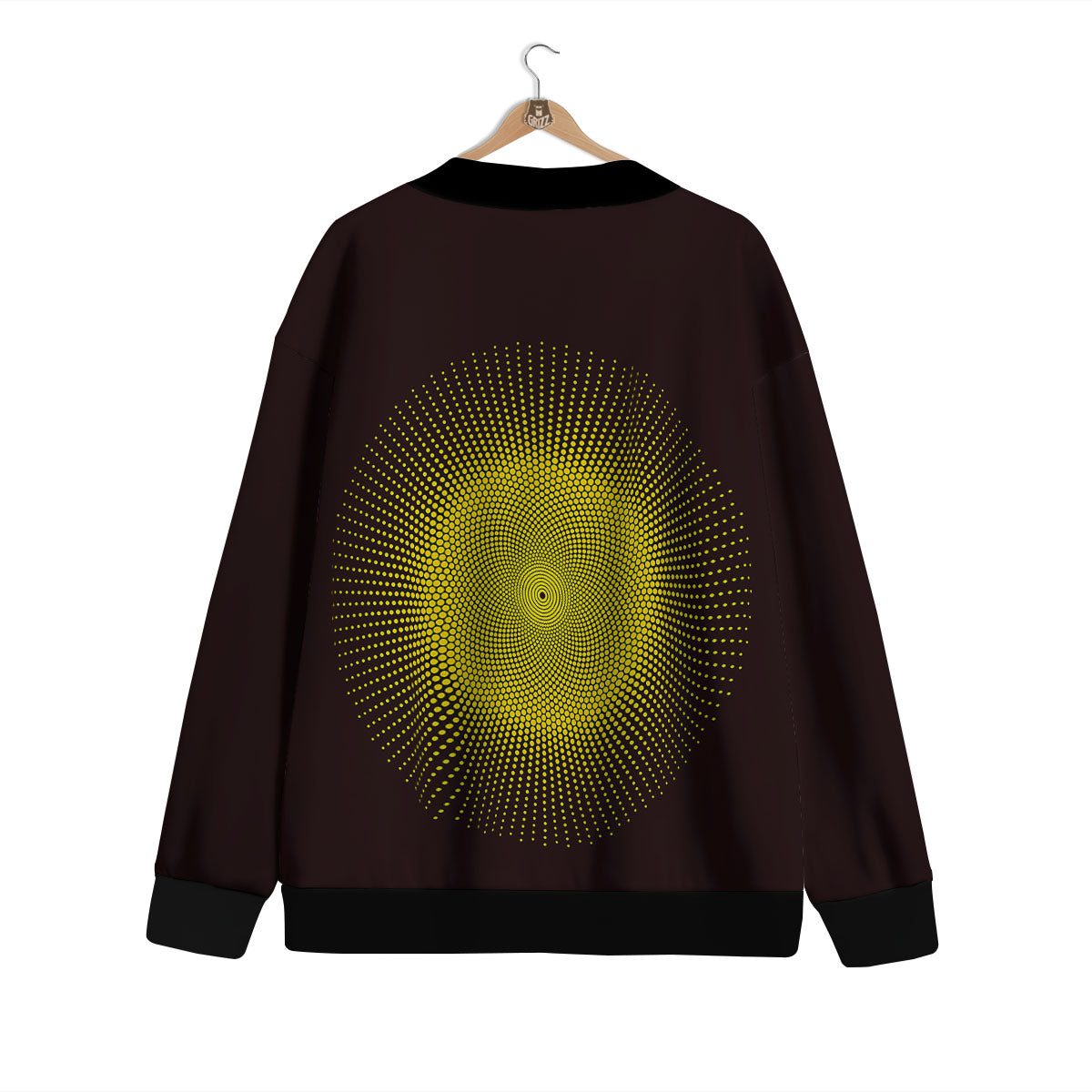 Halftone Sun Dot Print Cardigan-grizzshop