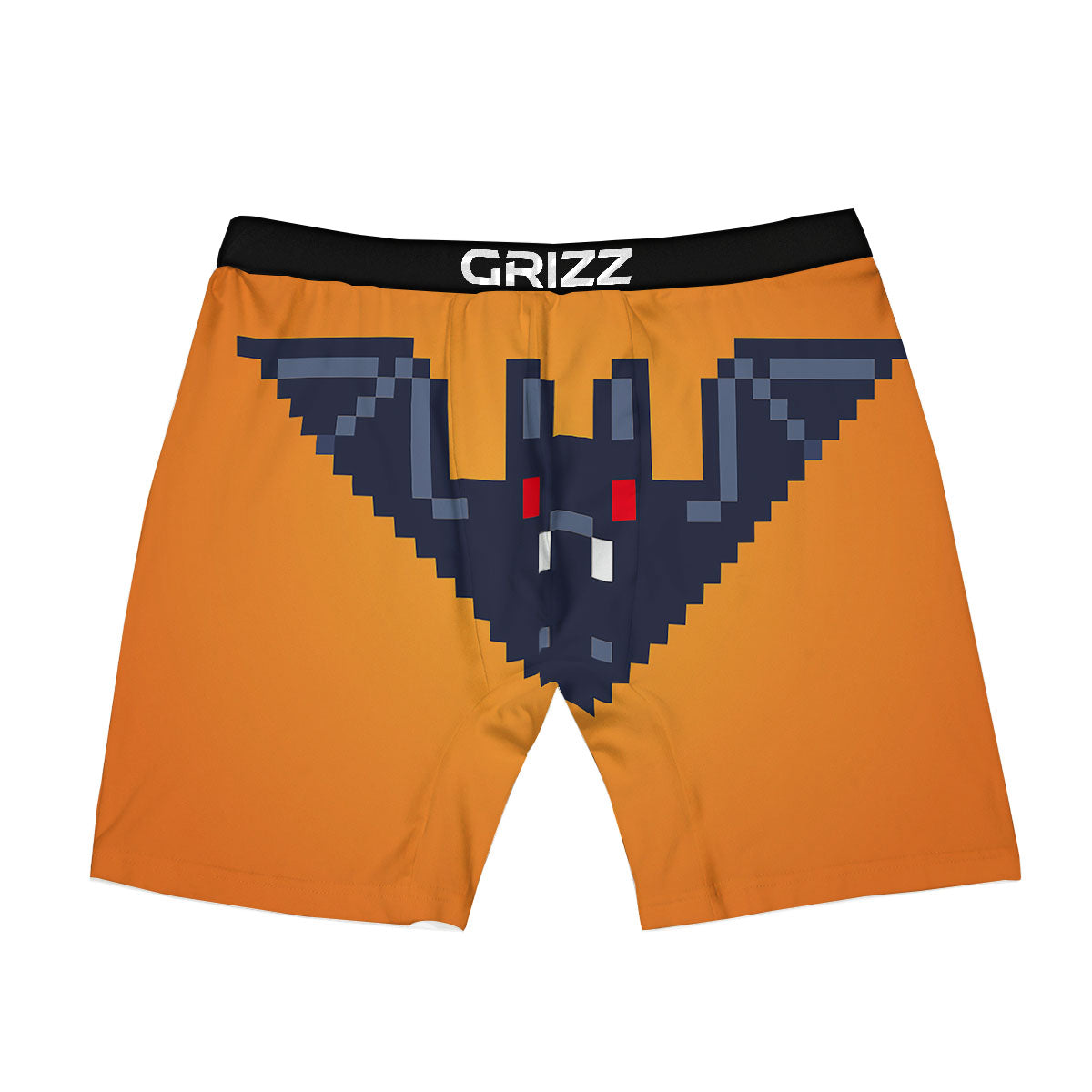 Halloween Bat 8-Bit Pixel Print Boxer Briefs-grizzshop