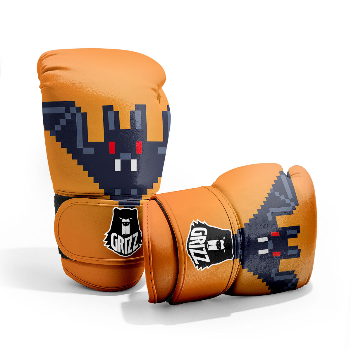 Halloween Bat 8-Bit Pixel Print Pro Boxing Glove