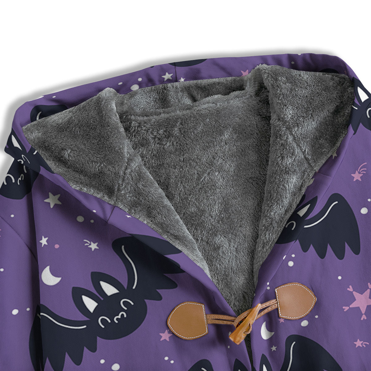Halloween Bat Black And Purple Print Men's Windbreaker Jacket-grizzshop