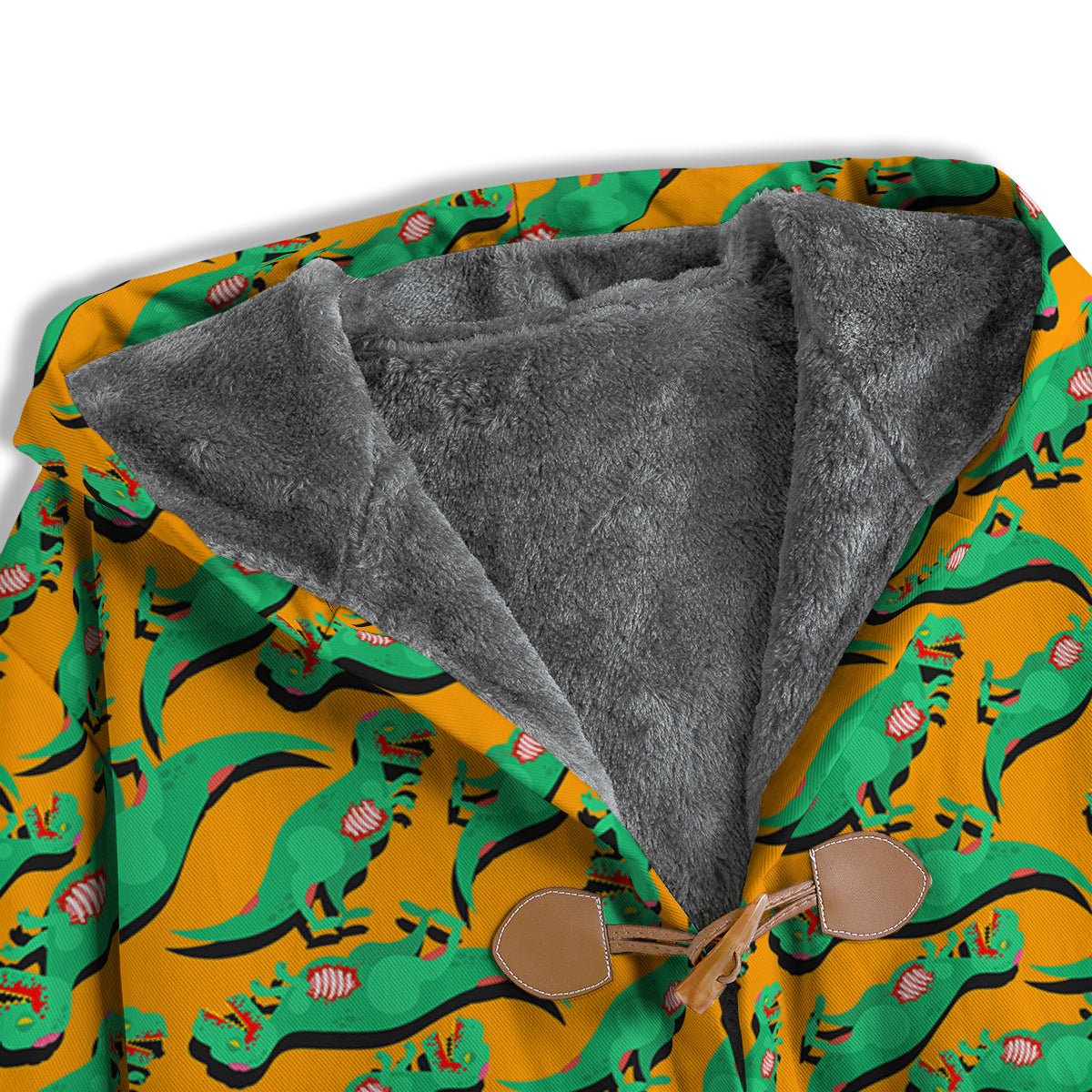 Halloween Cute Dino Print Pattern Men's Windbreaker Jacket-grizzshop