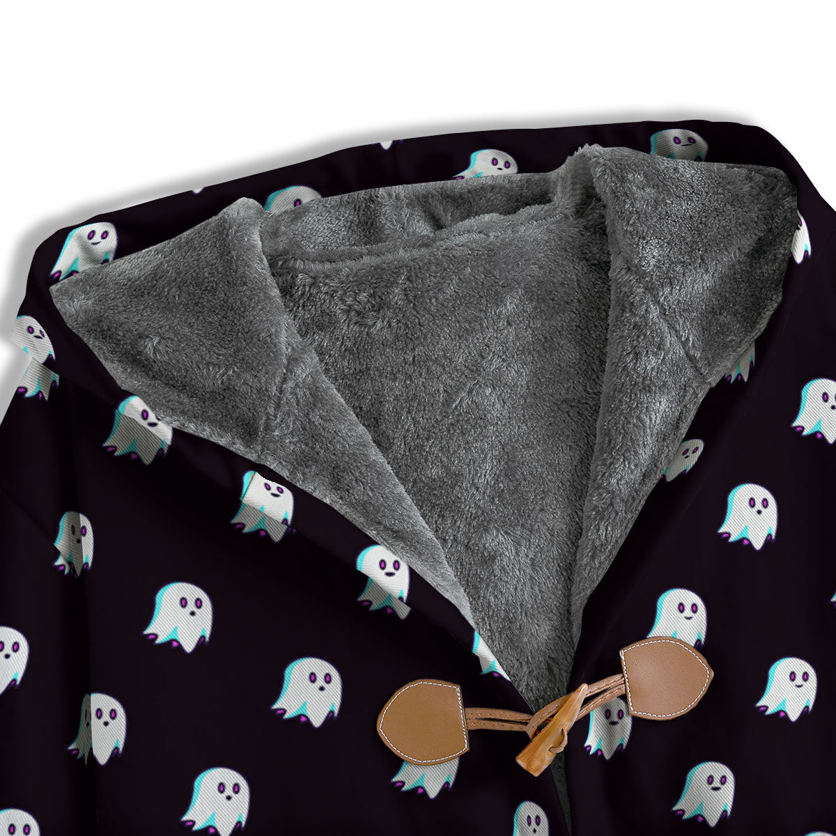 Halloween Ghost Little Print Pattern Men's Windbreaker Jacket-grizzshop