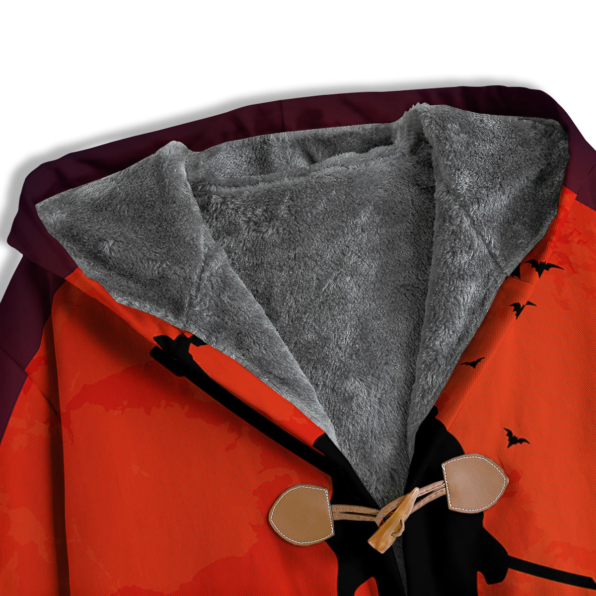 Halloween Grim Reaper Print Men's Windbreaker Jacket-grizzshop