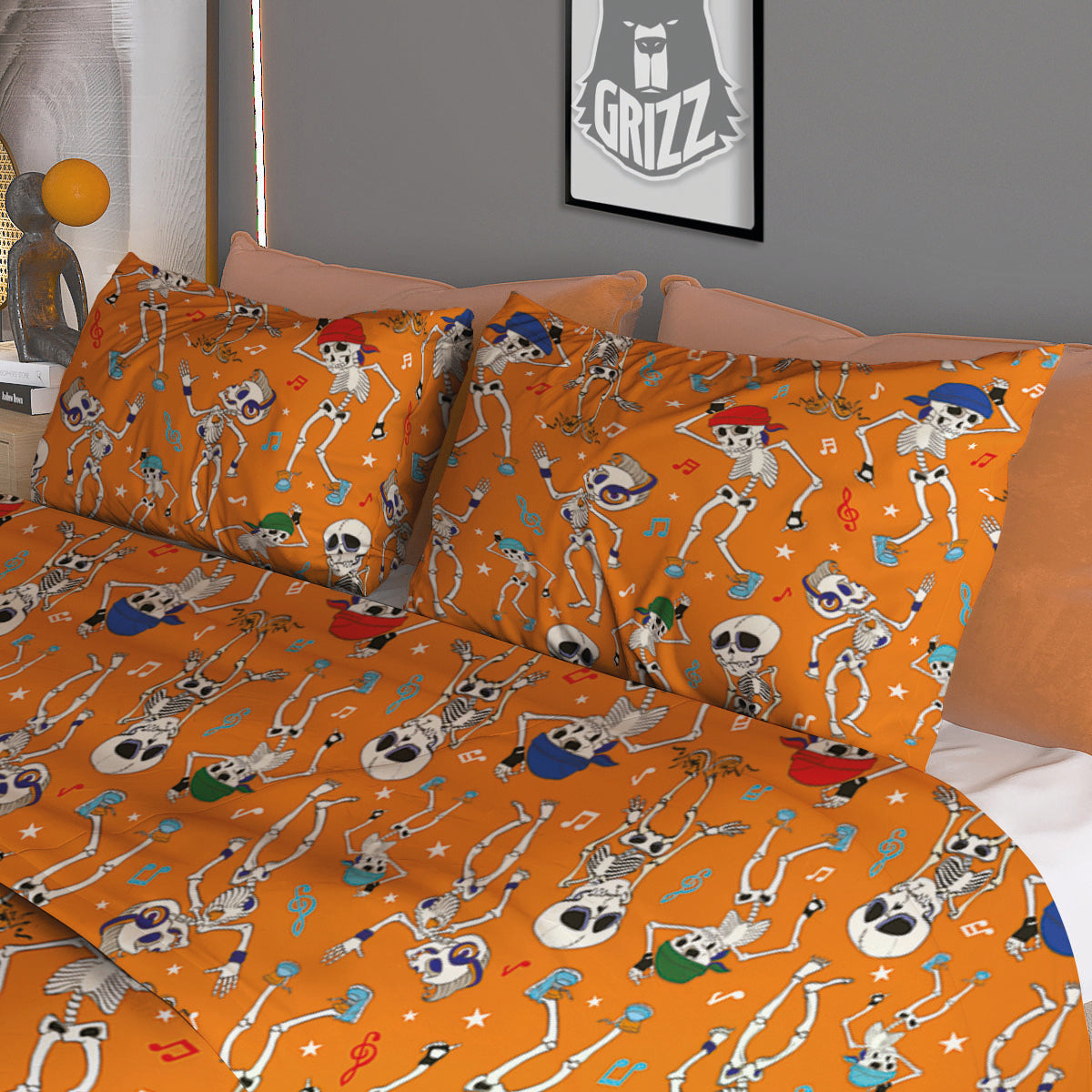 Giraffe Cute Print Pattern Duvet Cover Bedding Set