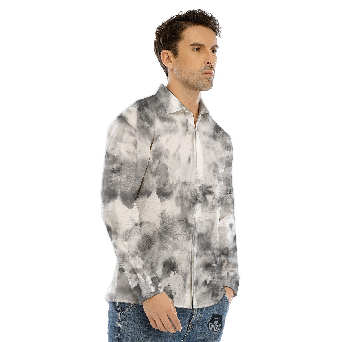 Halloween Scarecrow Print Men's Dress Shirts-grizzshop