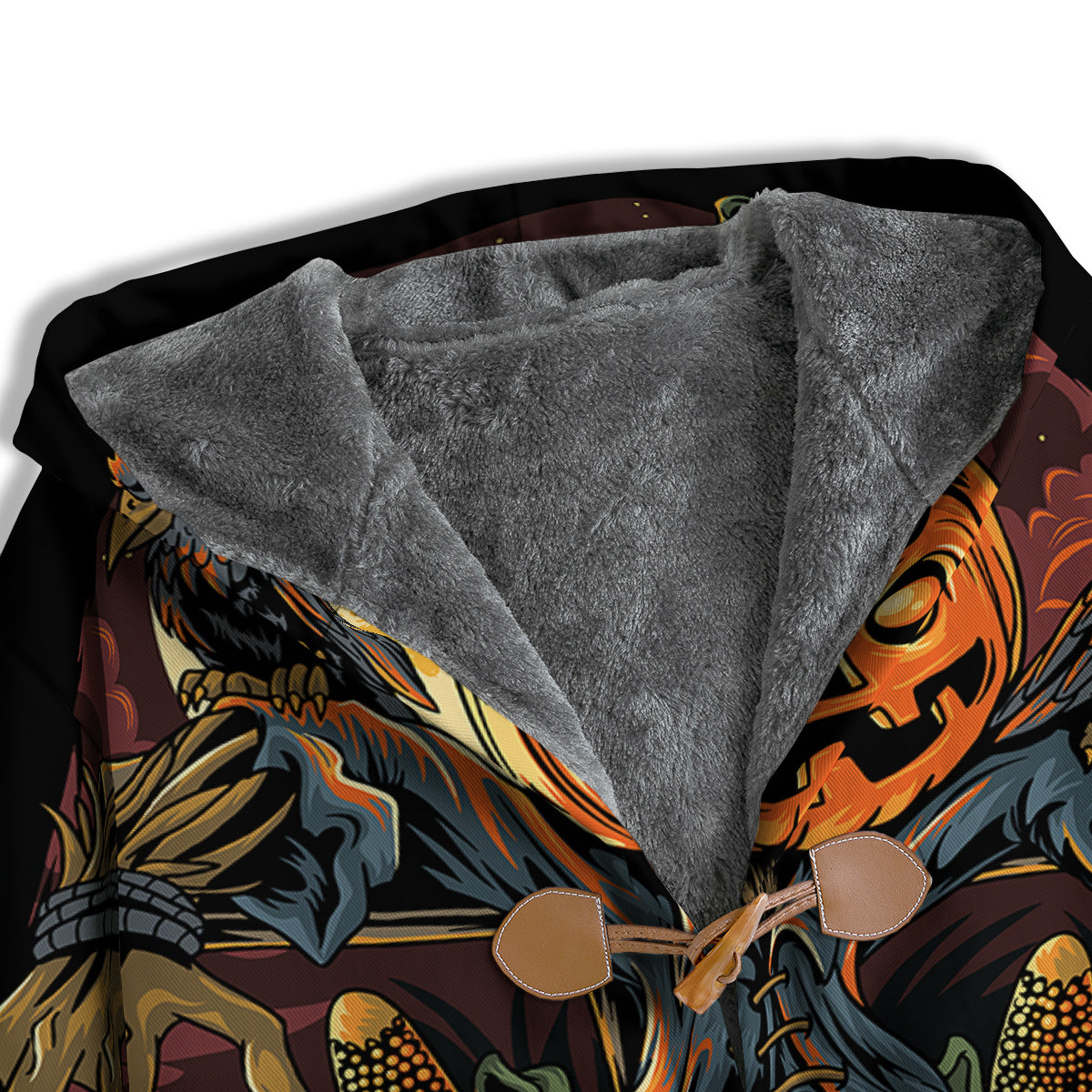 Halloween Scarecrow Print Men's Windbreaker Jacket-grizzshop