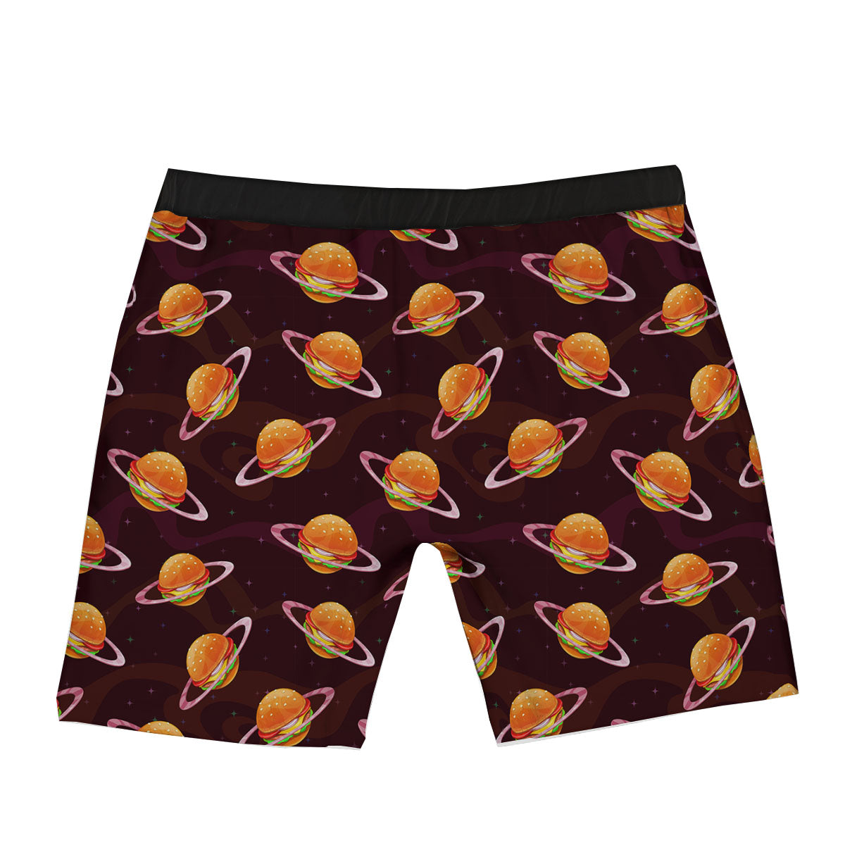 Hamburger Planet Print Pattern Boxer Briefs-grizzshop