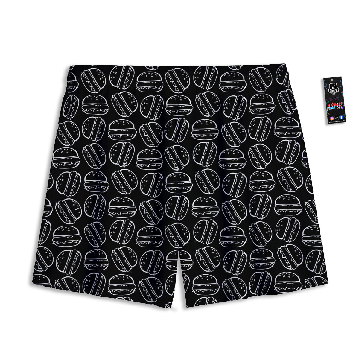 Inspired Ethnic African Print Pattern Mesh Shorts