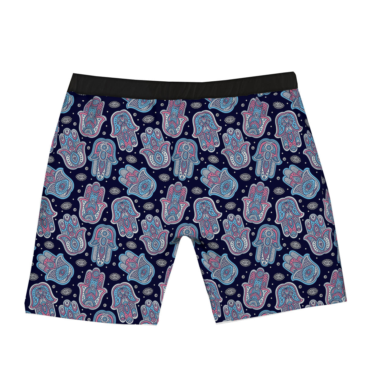 Hamsa Boho Print Pattern Boxer Briefs-grizzshop