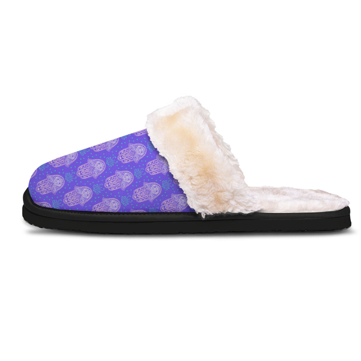 Hamsa Indian Print Pattern Slippers-grizzshop