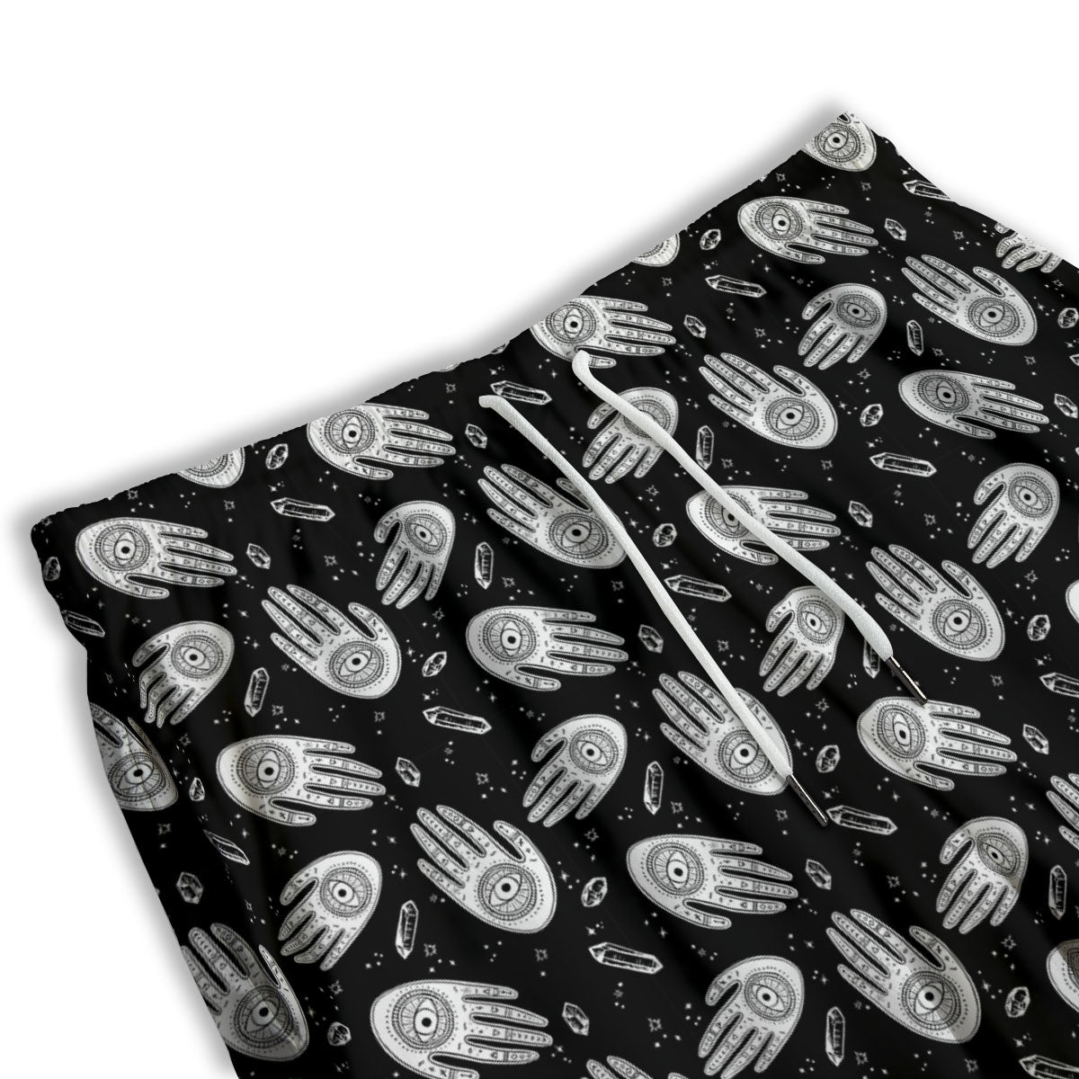 Hamsa Symbol Print Pattern Men's Athletic Shorts