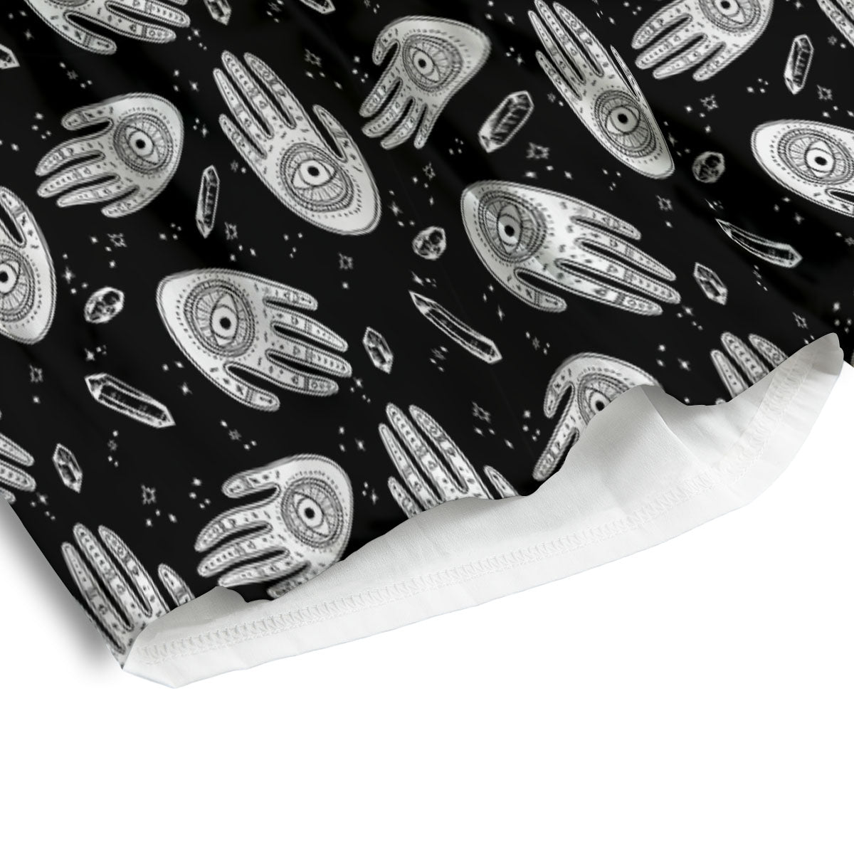 Hamsa Symbol Print Pattern Men's Athletic Shorts