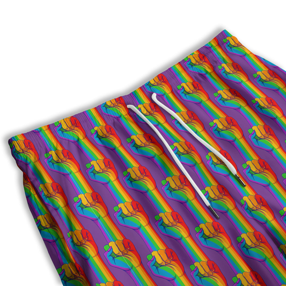 Jack Russell Terrier Little Print Men's Athletic Shorts