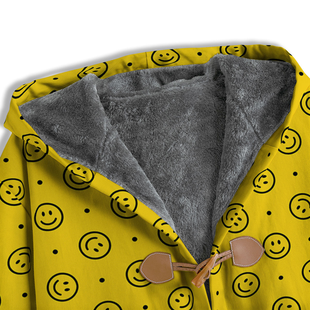 Happy Emoji Print Pattern Men's Windbreaker Jacket-grizzshop