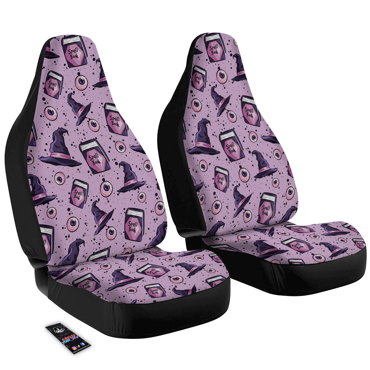 Hat Wizard Print Pattern Car Seat Covers-grizzshop