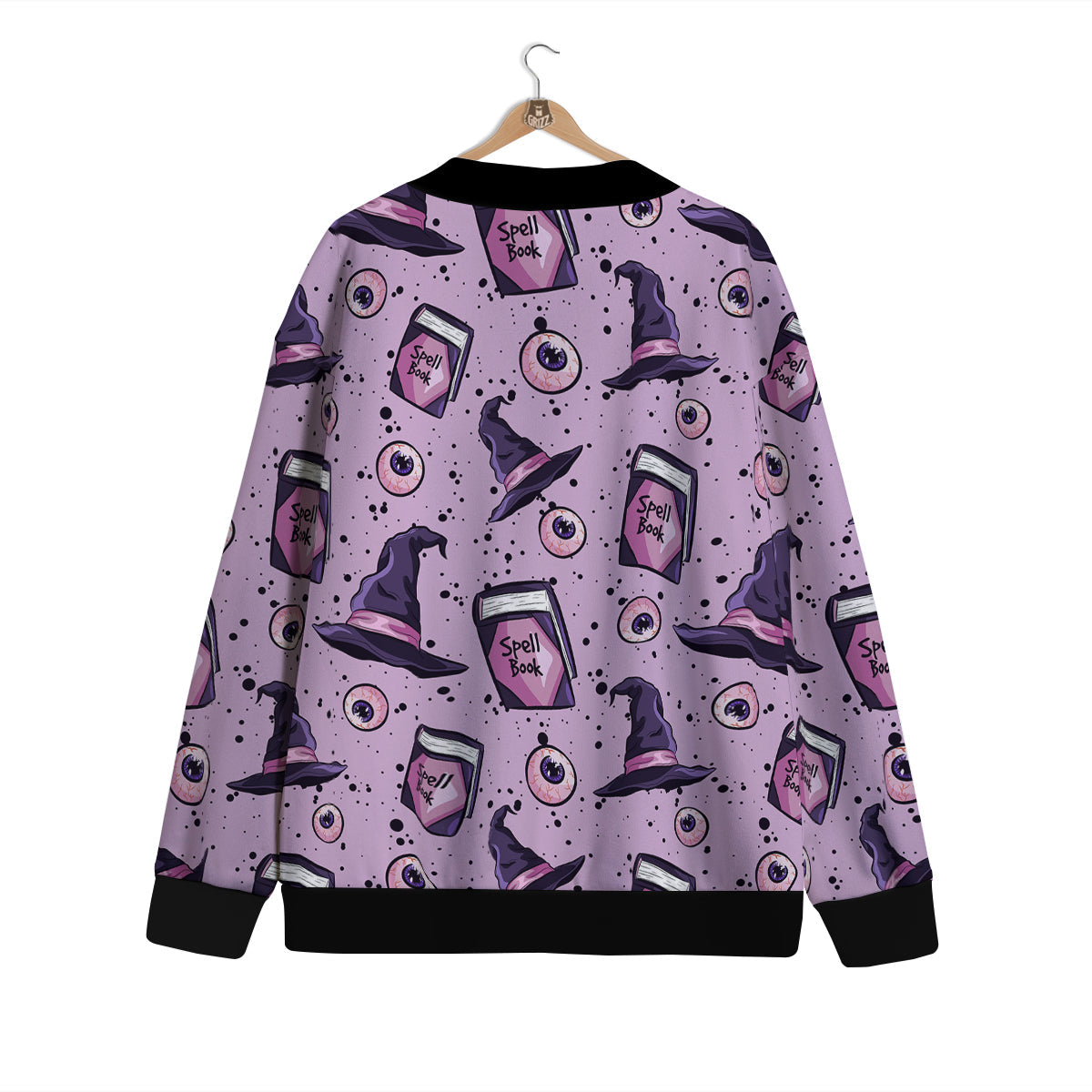 Hat Wizard Print Pattern Cardigan-grizzshop