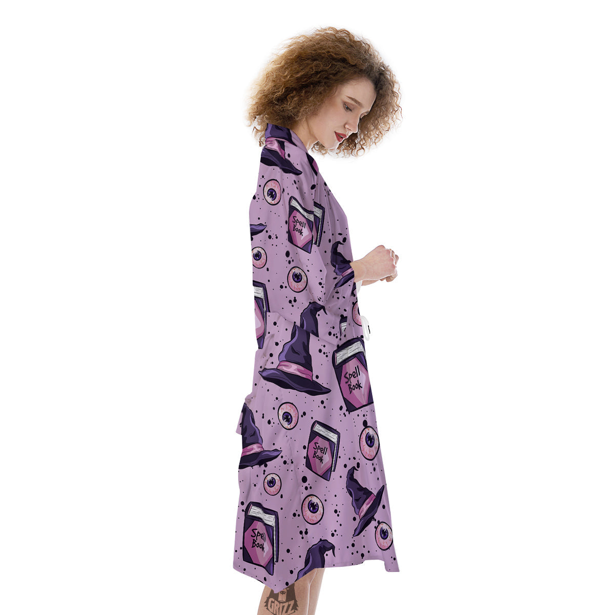 Hat Wizard Print Pattern Kimono-grizzshop