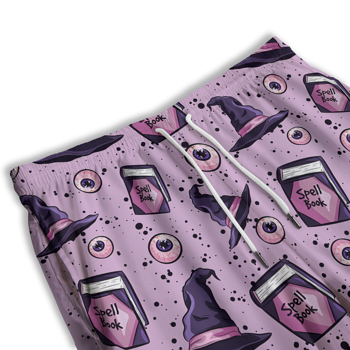 Hat Wizard Print Pattern Men's Athletic Shorts-grizzshop