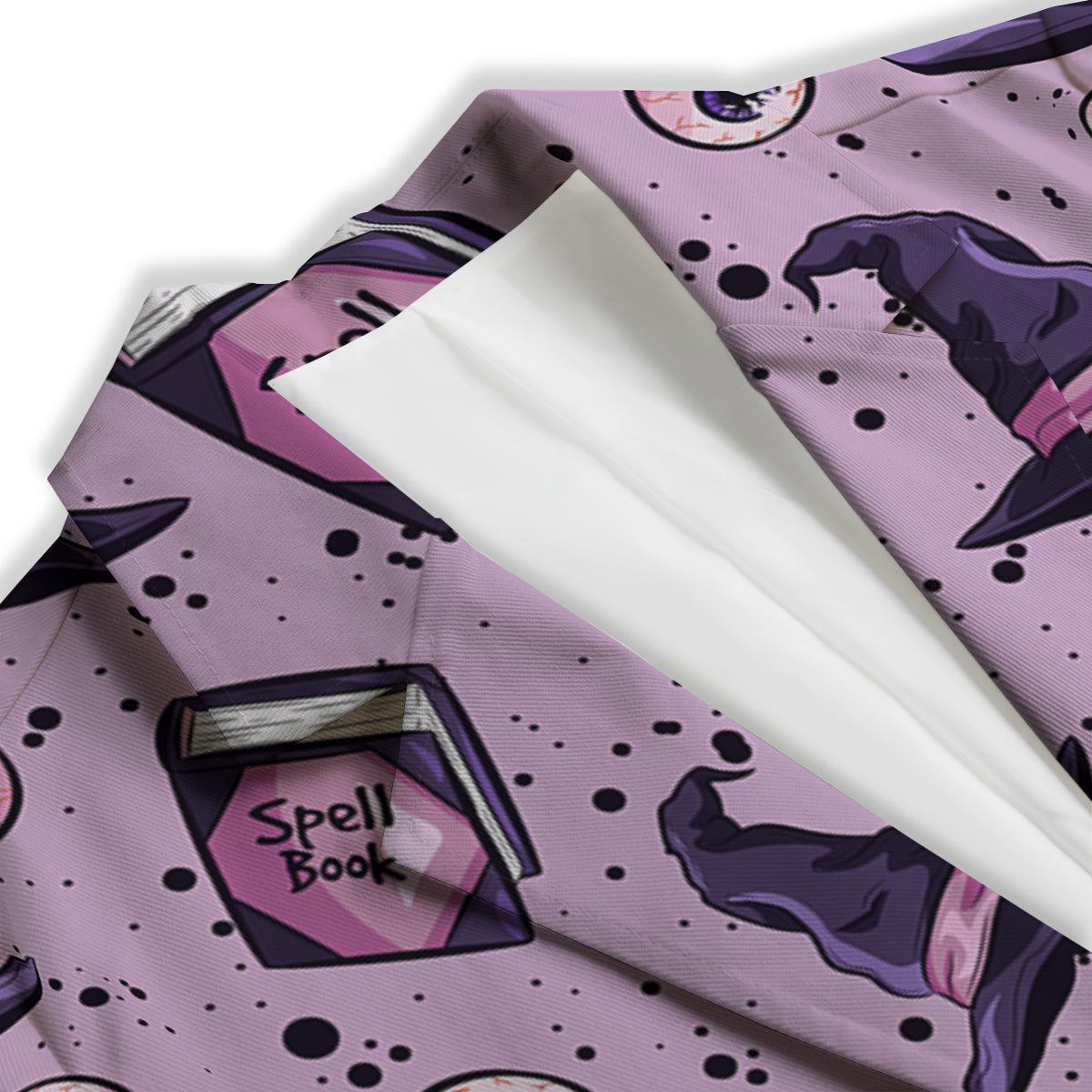Hat Wizard Print Pattern Women's Blazer-grizzshop