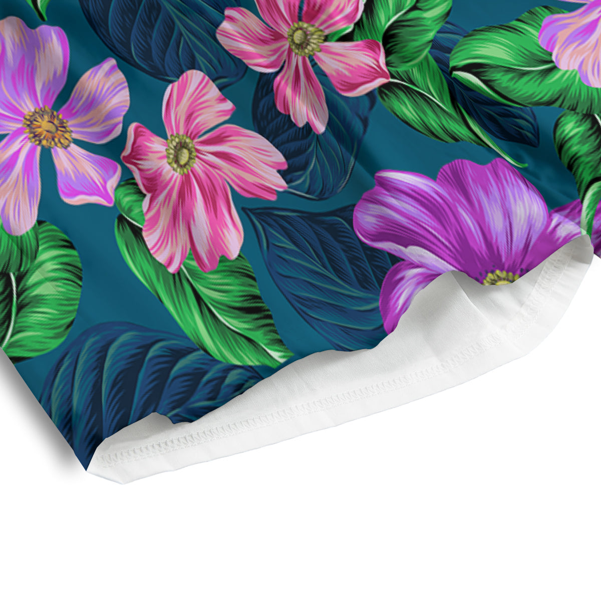Hawaii Flowers Tropical Print Pattern Men's Athletic Shorts-grizzshop