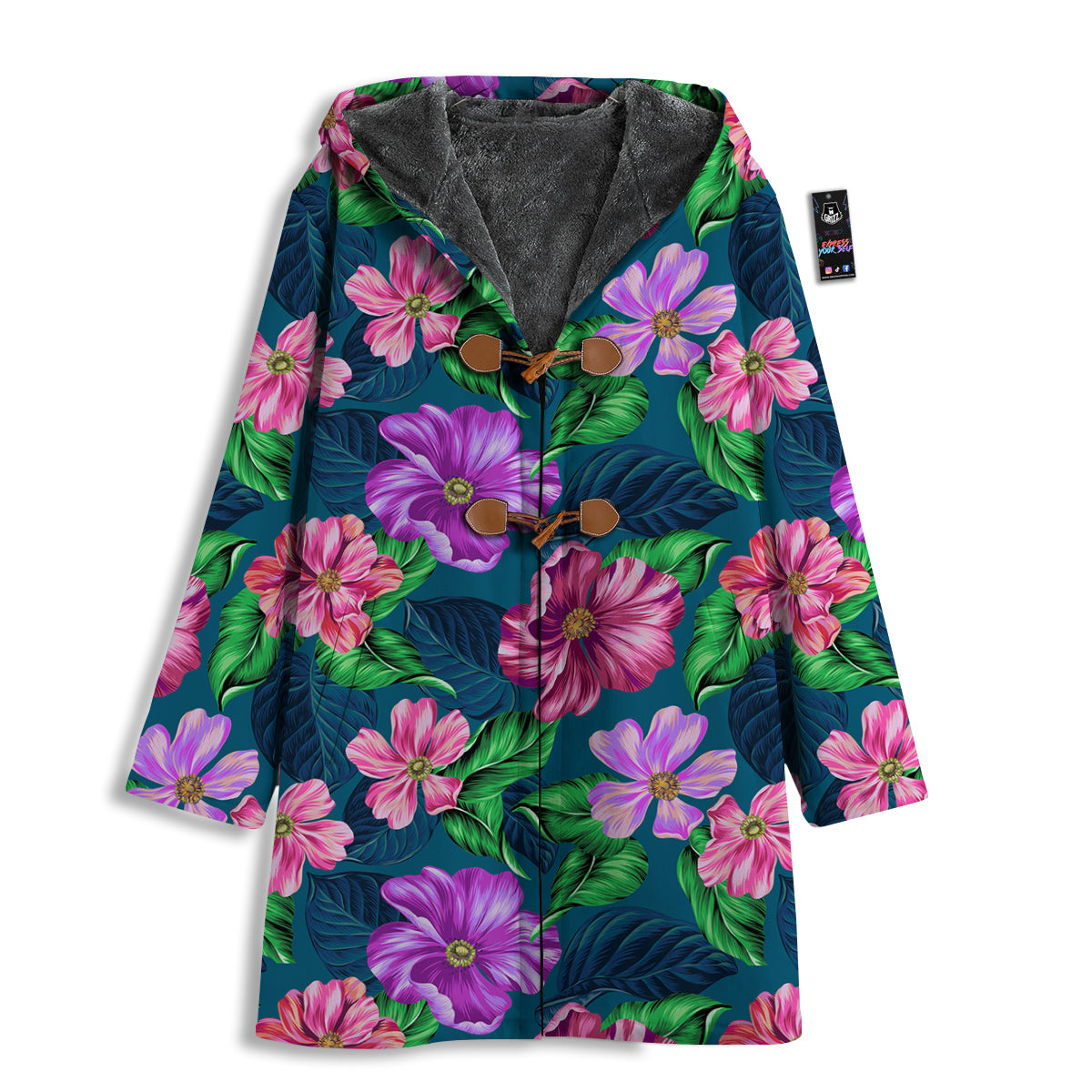 Hawaii Flowers Tropical Print Pattern Men's Windbreaker Jacket-grizzshop