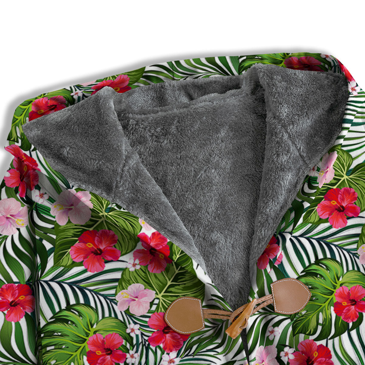 Hawaii Hibiscus Monstera Print Pattern Men's Windbreaker Jacket-grizzshop