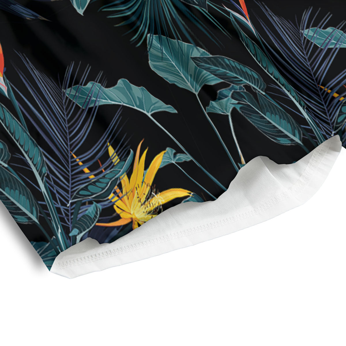 Hawaii Night Tropical Print Pattern Men's Athletic Shorts