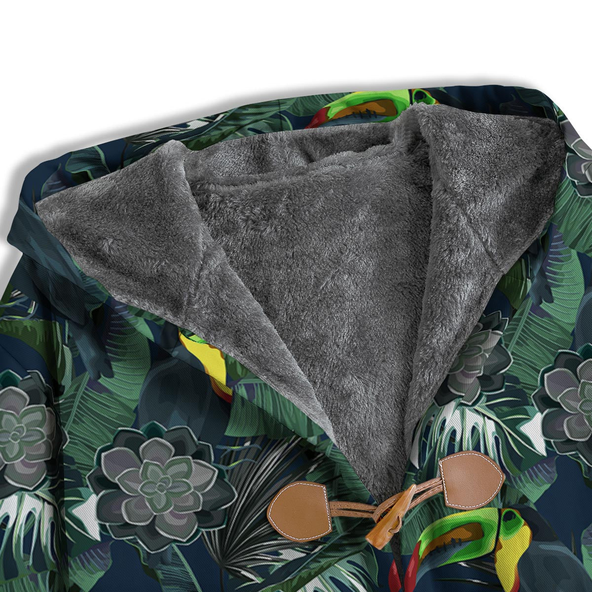 Hawaii Toucan Aloha Print Pattern Men's Windbreaker Jacket-grizzshop