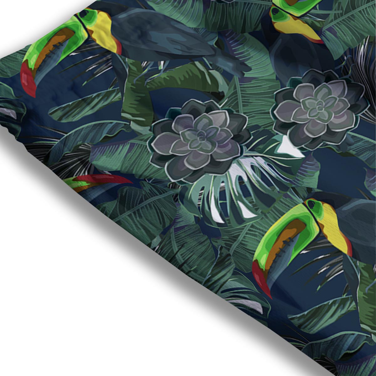 Hawaii Toucan Aloha Print Pattern Mesh Shorts