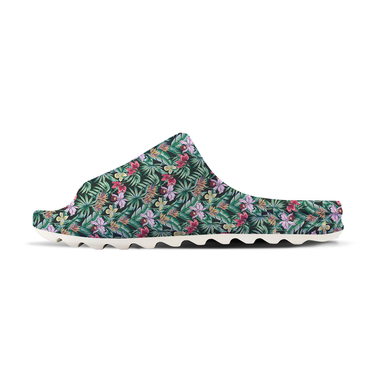 Hawaii Hibiscus Orchids Print Pattern Sandals-grizzshop