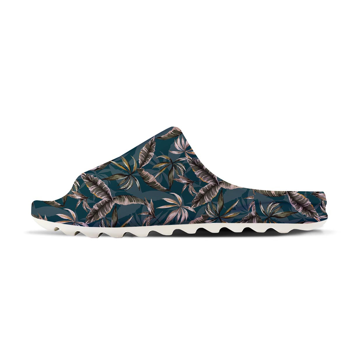 Hawaii Leaf Green Tropical Print Pattern Sandals-grizzshop