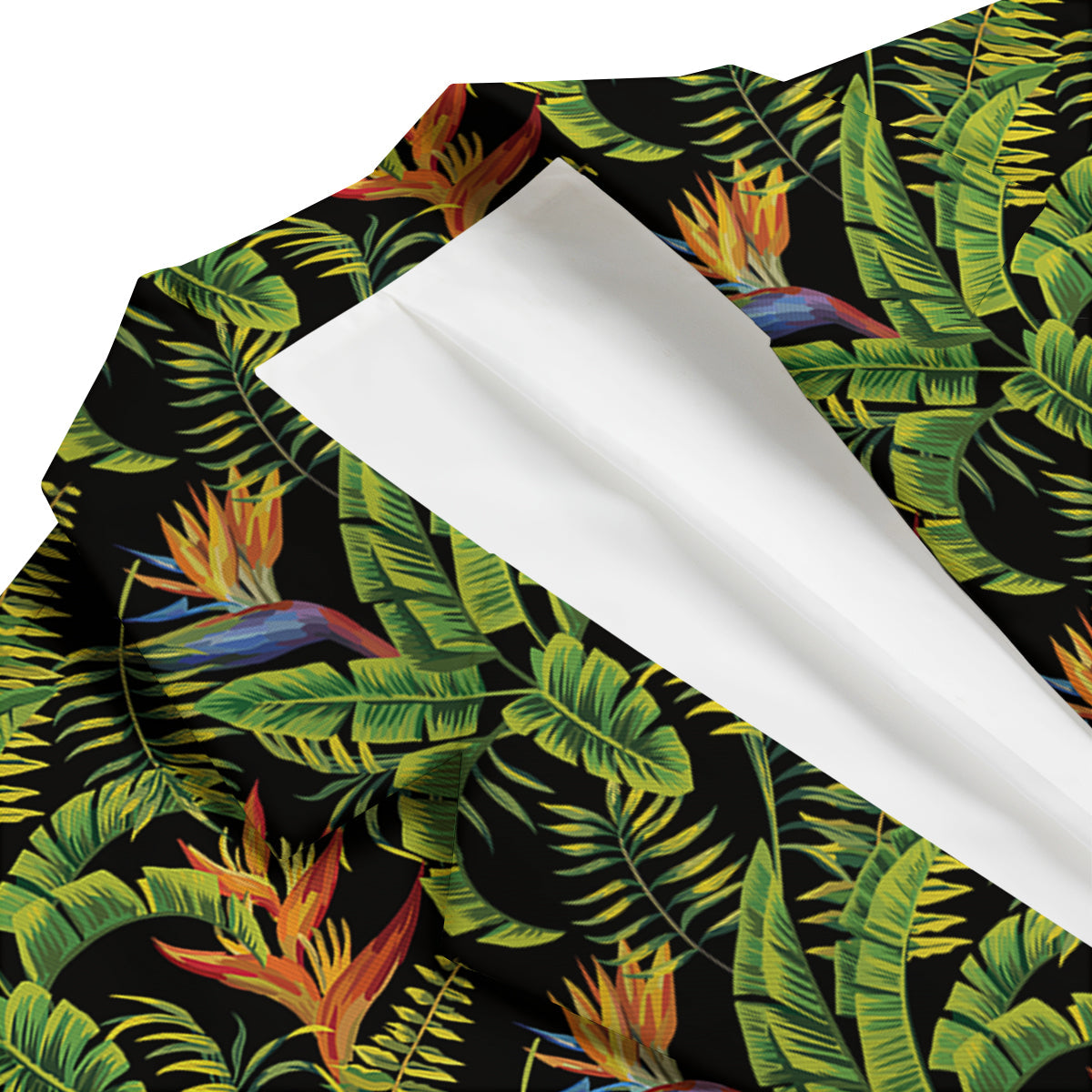Hawaiian Banana Leaf Print Pattern Men's Blazer-grizzshop
