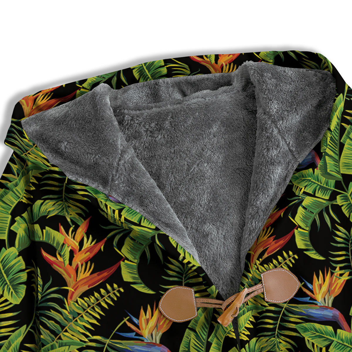 Hawaiian Banana Leaf Print Pattern Men's Windbreaker Jacket-grizzshop