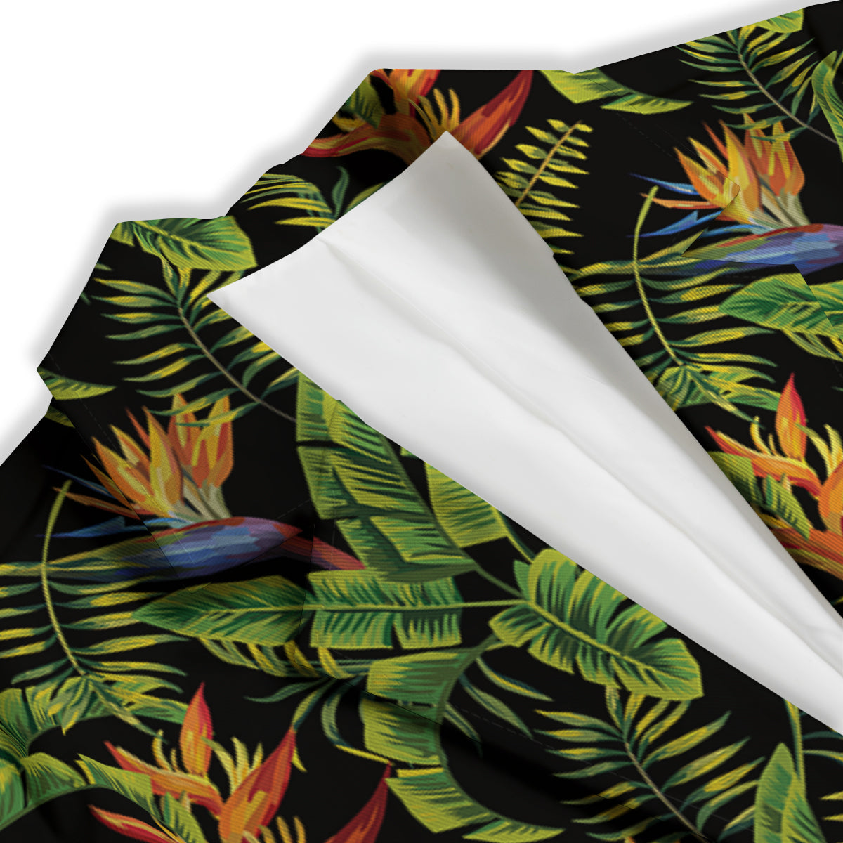 Hawaiian Banana Leaf Print Pattern Women's Blazer-grizzshop