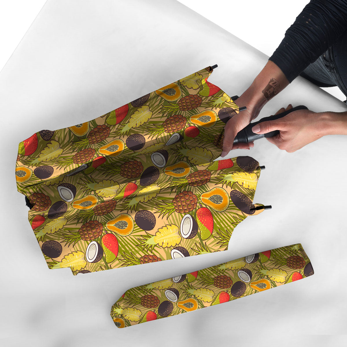 Hawaiian Fruits Tropical Print Pattern Umbrella-grizzshop