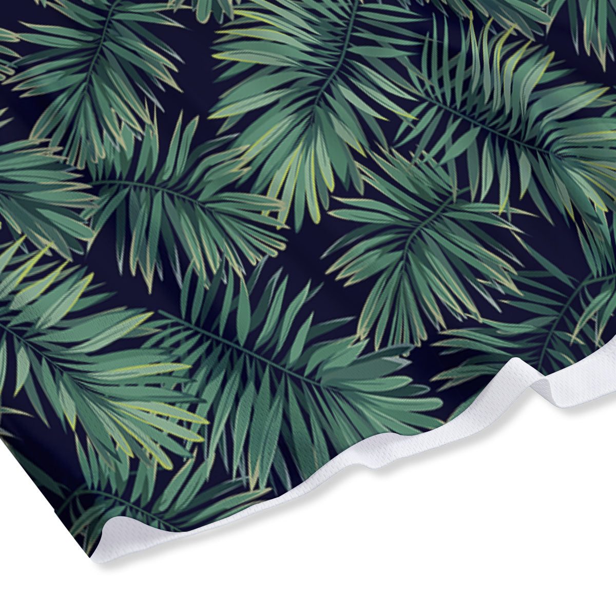 Hawaiian Leaves Tropical Print Pattern Mesh Shorts
