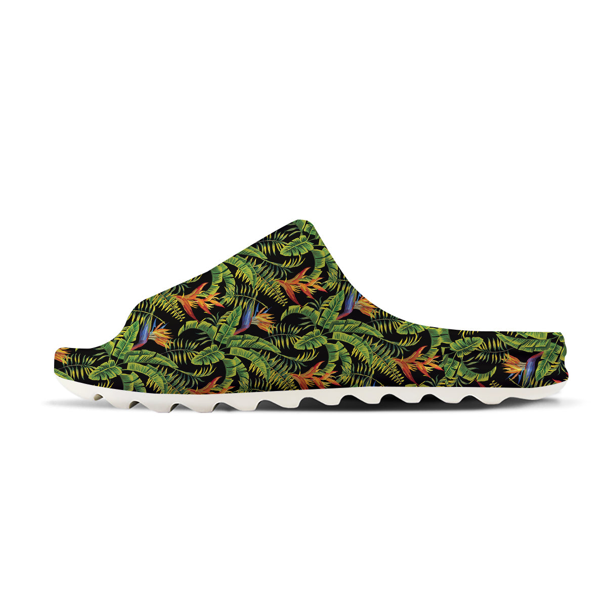 Hawaiian Banana Leaf Print Pattern Sandals-grizzshop