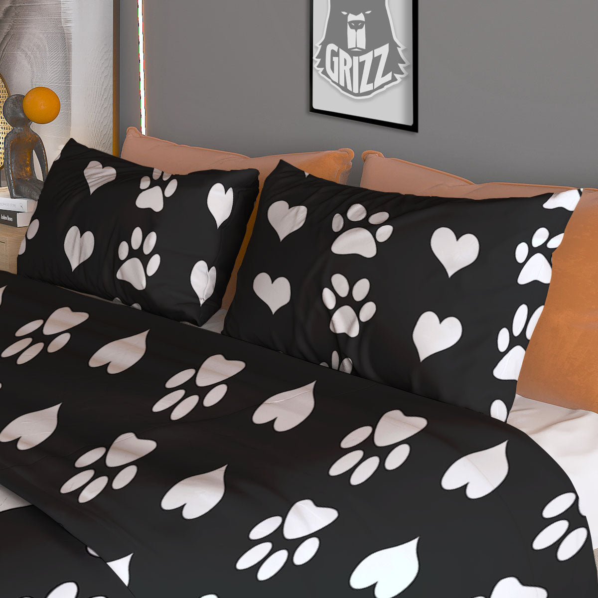 Glasses Of Wine And Bottles Print Pattern Duvet Cover Bedding Set