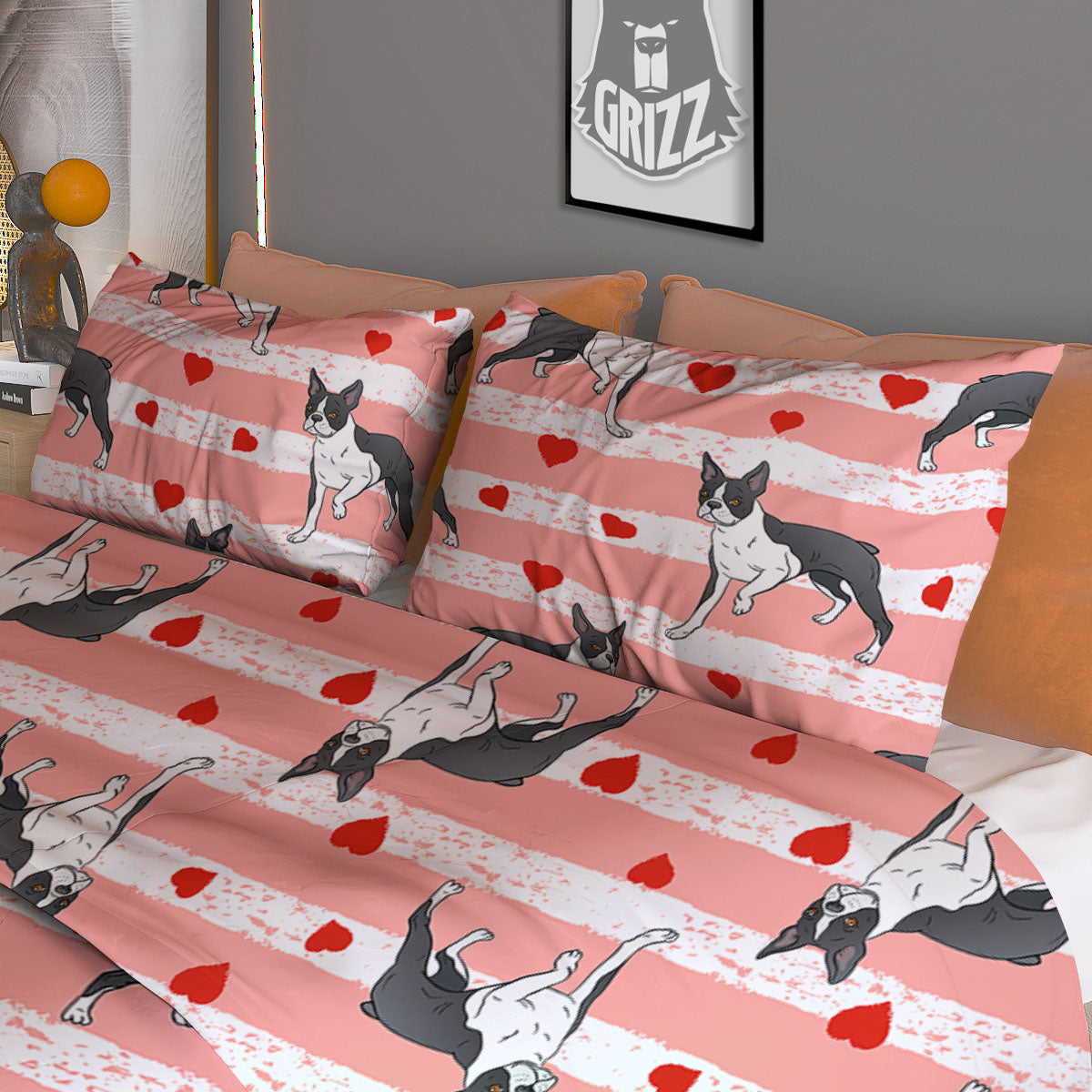 Glitter Texture Diamond Print Duvet Cover Bedding Set