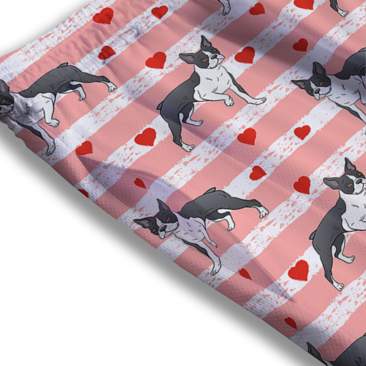 Glitter Texture Diamond Print Mesh Shorts