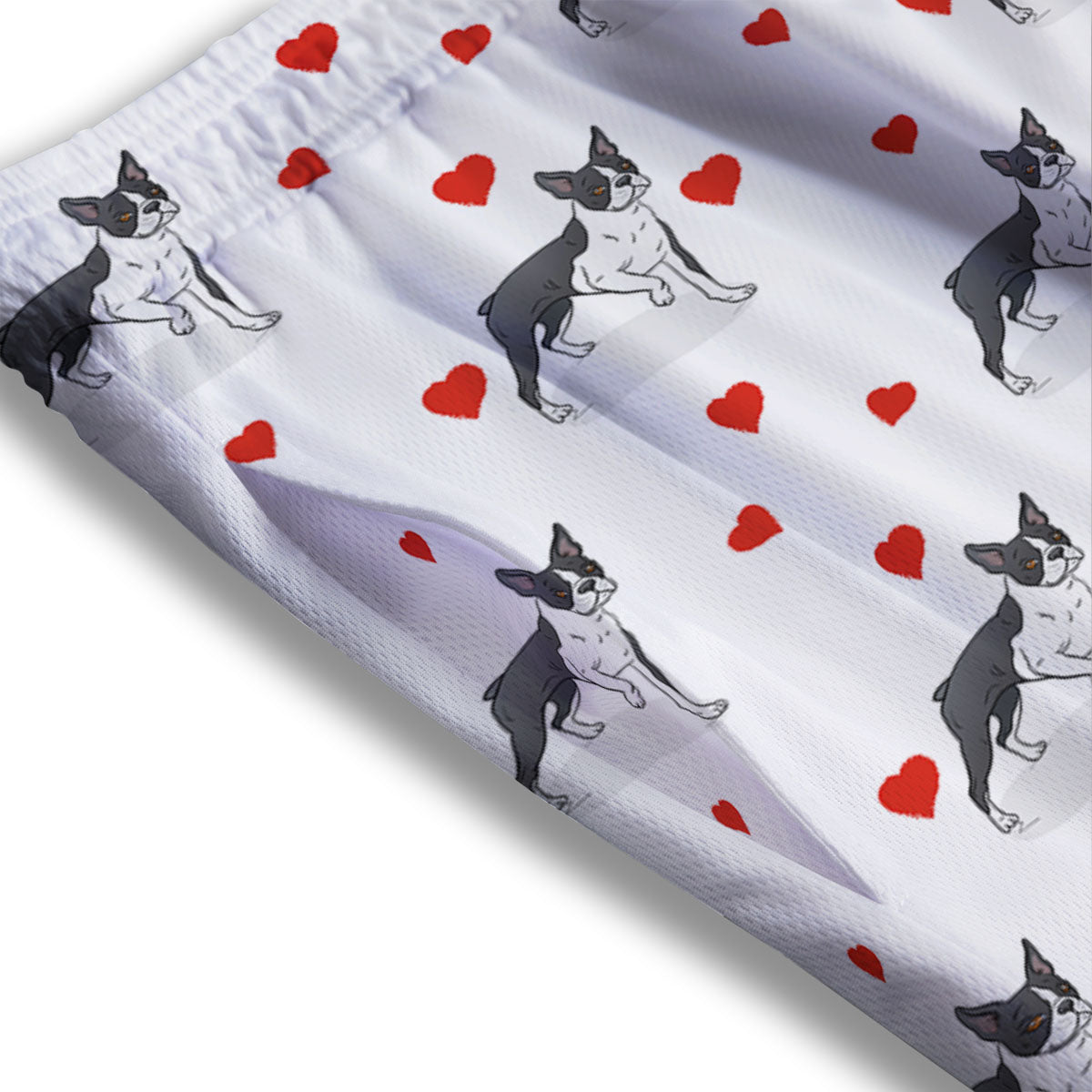 Glowing Jellyfish Print Pattern Mesh Shorts