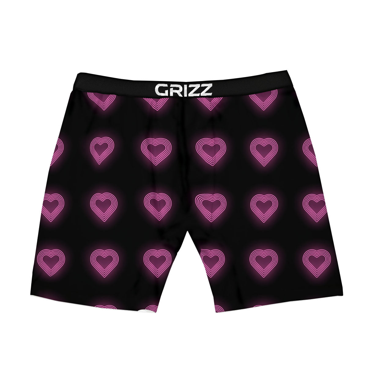 Heart Lights Print Pattern Boxer Briefs-grizzshop