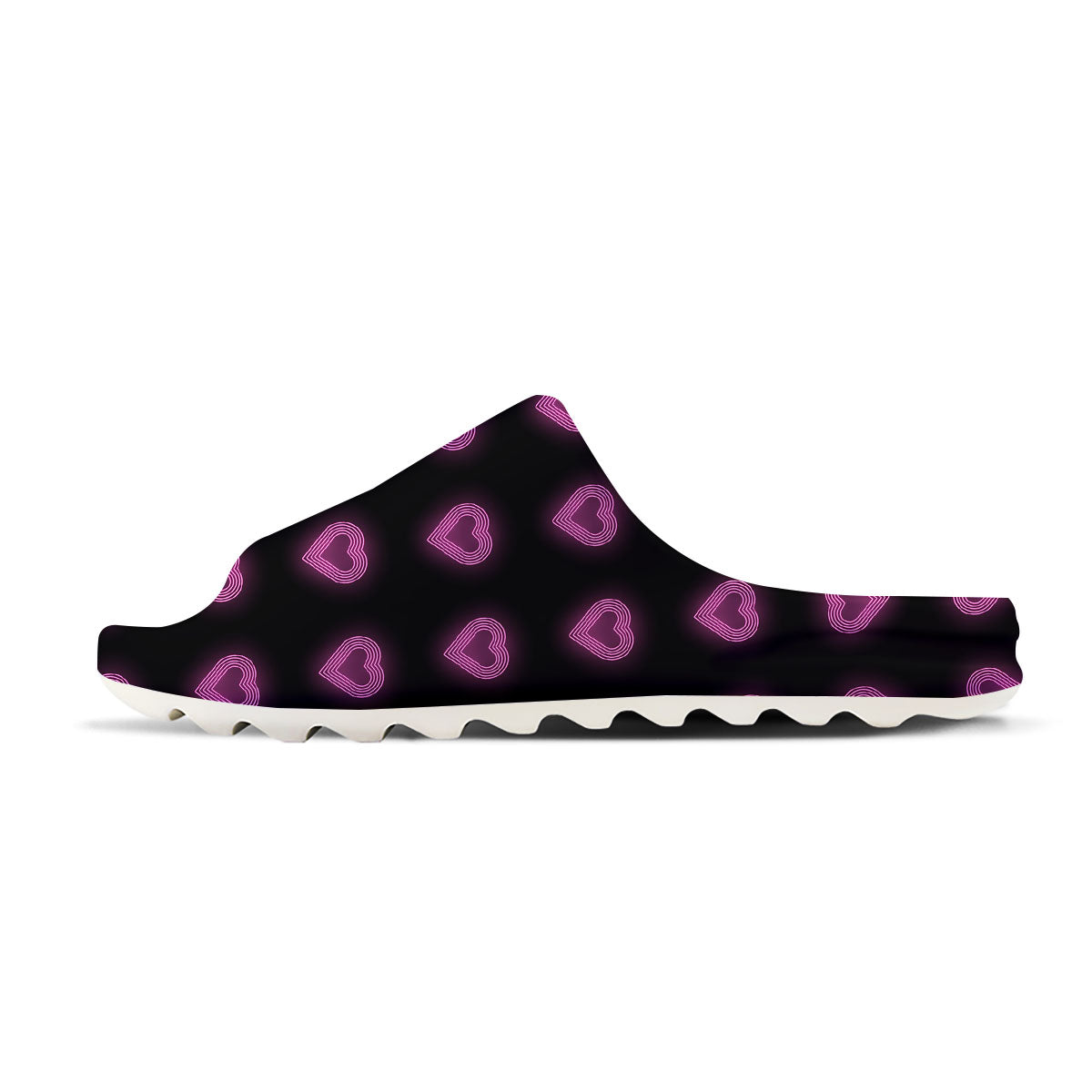 Heart Lights Print Pattern Sandals-grizzshop