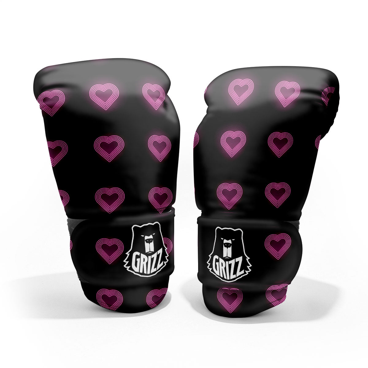 Heart Lights Print Pattern Pro Boxing Glove