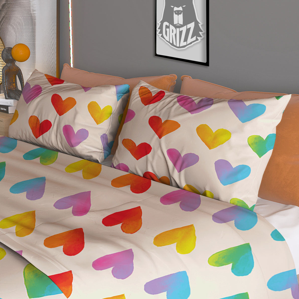 Hawaiian Exotic Tropical Print Pattern Duvet Cover Bedding Set