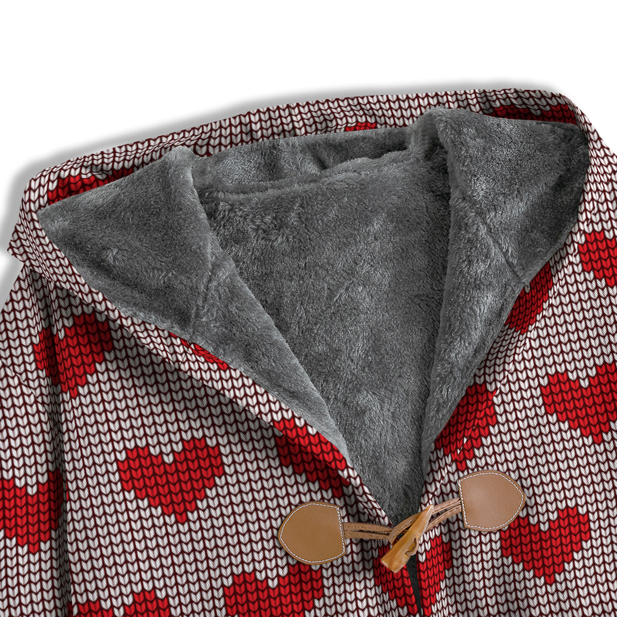 Heart Valentine's Day Print Pattern Men's Windbreaker Jacket-grizzshop