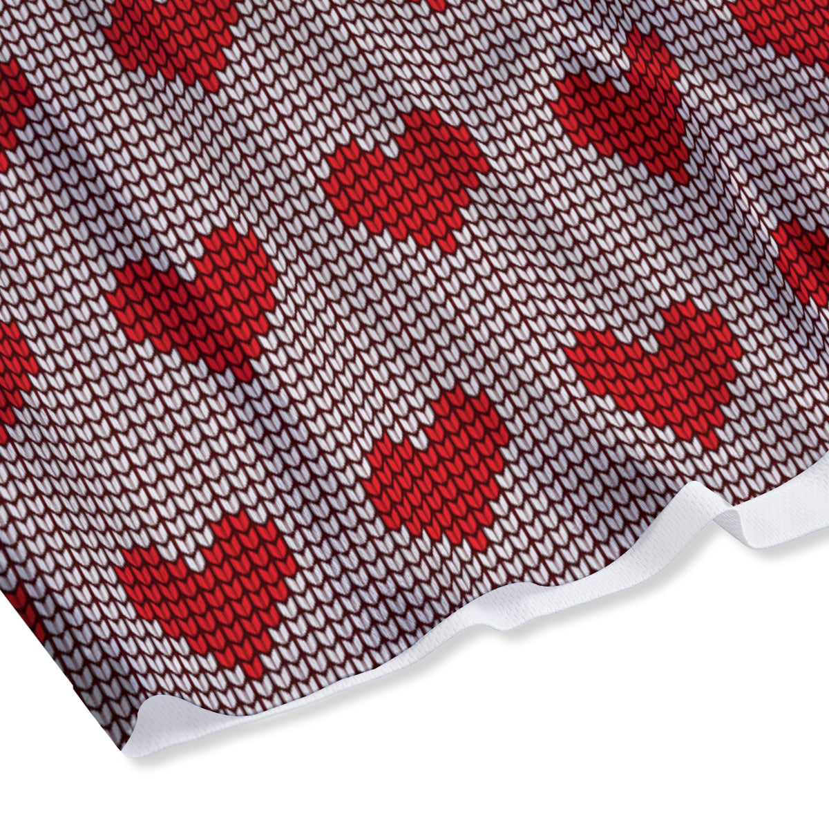 Heart Valentine's Day Print Pattern Mesh Shorts