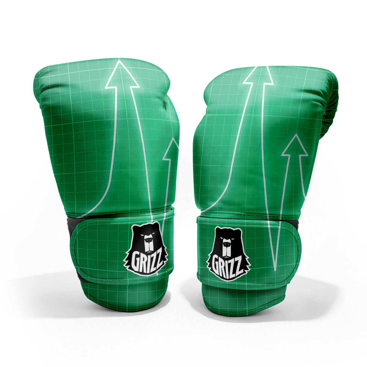 Heartbeat Green Print Pro Boxing Glove